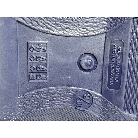 Gardenline mens Garden Clogs Size 9-10 Easy-Clean Blue Removable Patterned Inso - Picture 3 of 12